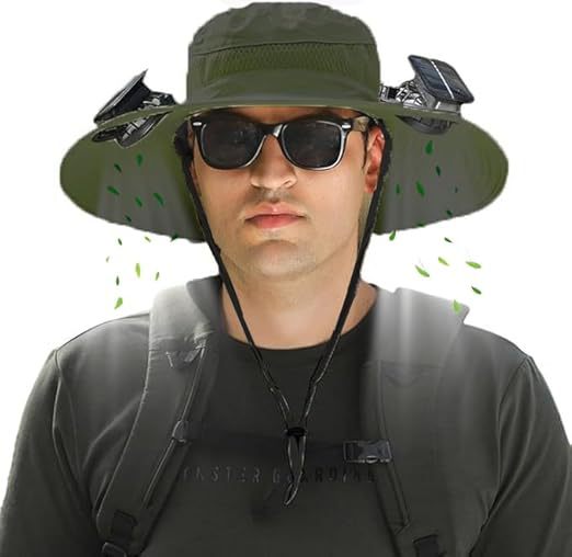 Outdoor sun hat with wide brim, integrated ventilation, UV protection, and chin strap Bowlift