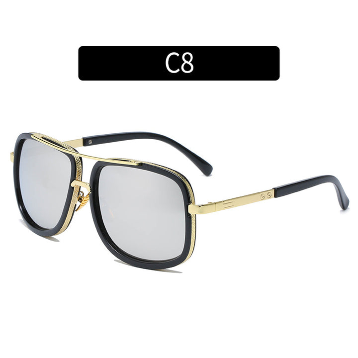 Bold Geometric Frame Sunglasses  1787664804