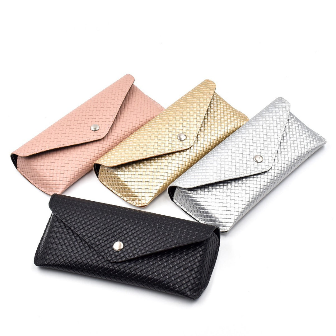 Textured Leather Eyewear Wallet Bowlift