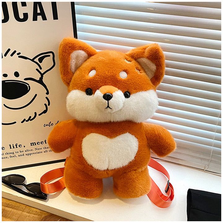 Plush Duck Shaped Backpack