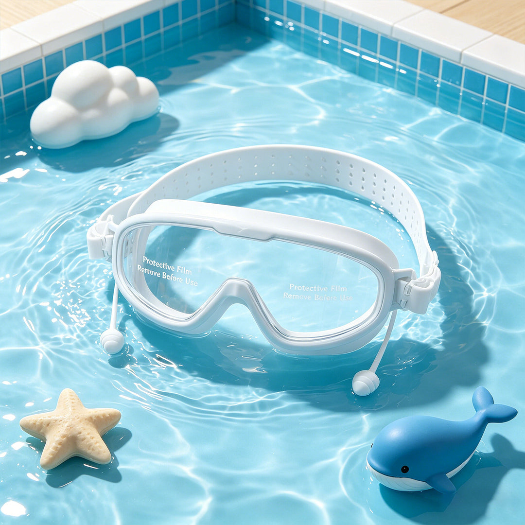 Children's Comfort-Fit Swim Goggles Bowlift