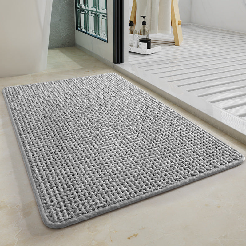 Soft Plush Bathroom Area Mat Bowlift