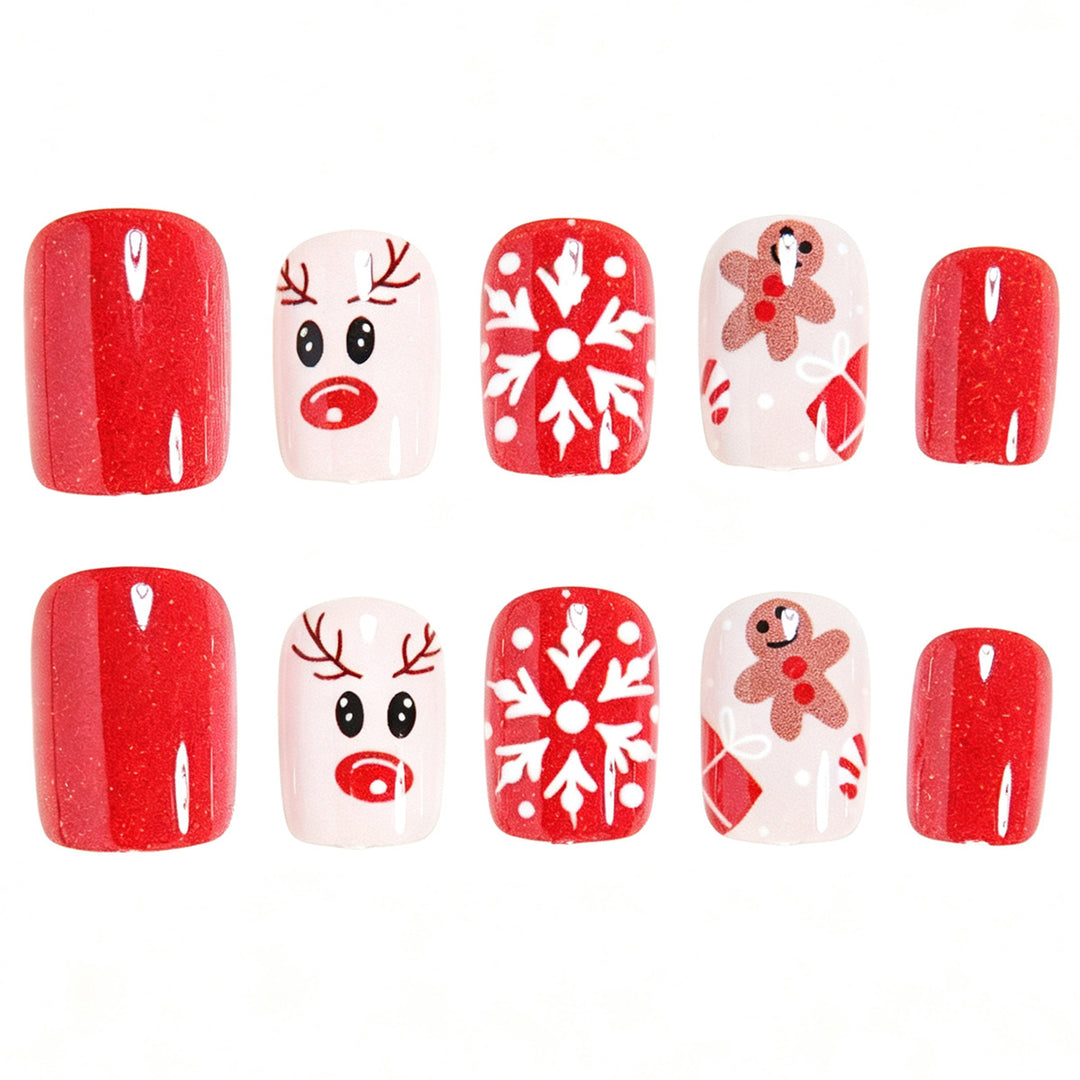Festive Themed Press-On Nail Art Set Bowlift 1788858489