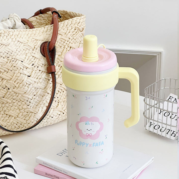 Women's drinking container with cheerful cat design Bowlift