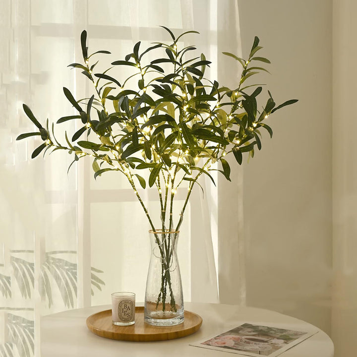 BowLift | LUMIVISTA OLIVE LIGHT – Mediterranean LED light branches for atmospheric & wireless decoration