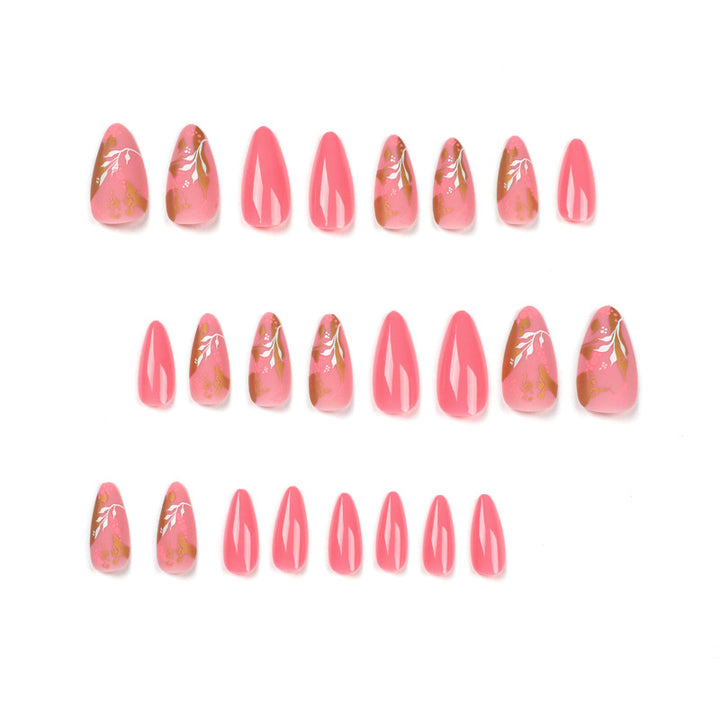 Glamorous artificial nails in elegant stiletto style Bowlift
