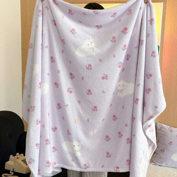 Adorable Character-Themed Fleece Blanket