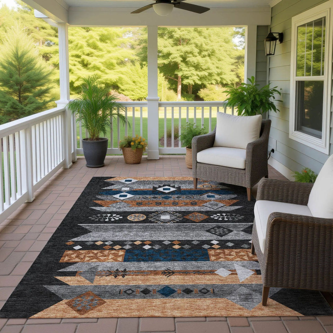 Geometric Pattern Outdoor Area Rug