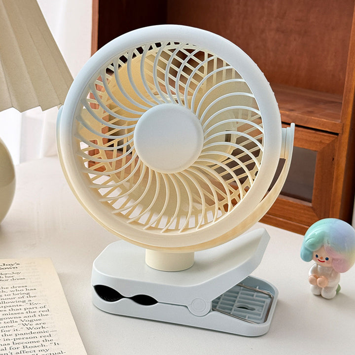 Women Portable Clip Fan with Flexible Tilt Bowlift