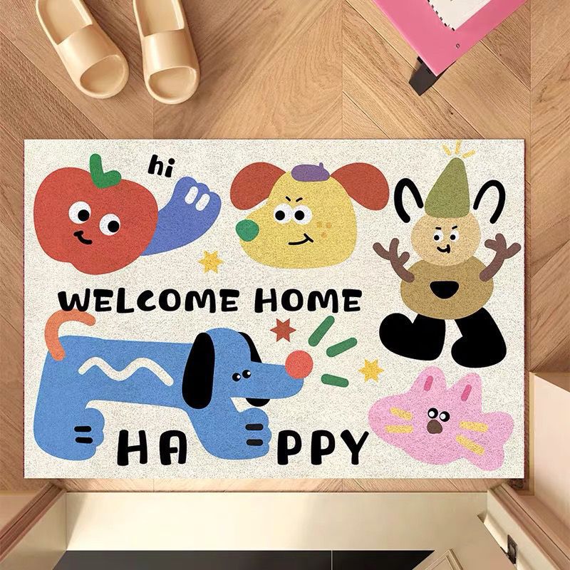 Fun Cartoon-Themed Welcome Mat Bowlift