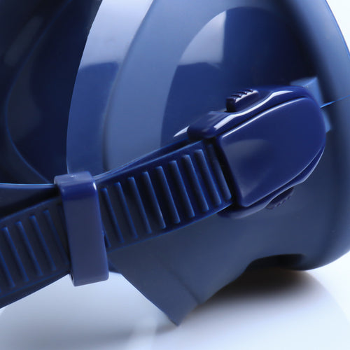 Diving mask with wide field of vision and adjustable headband Bowlift
