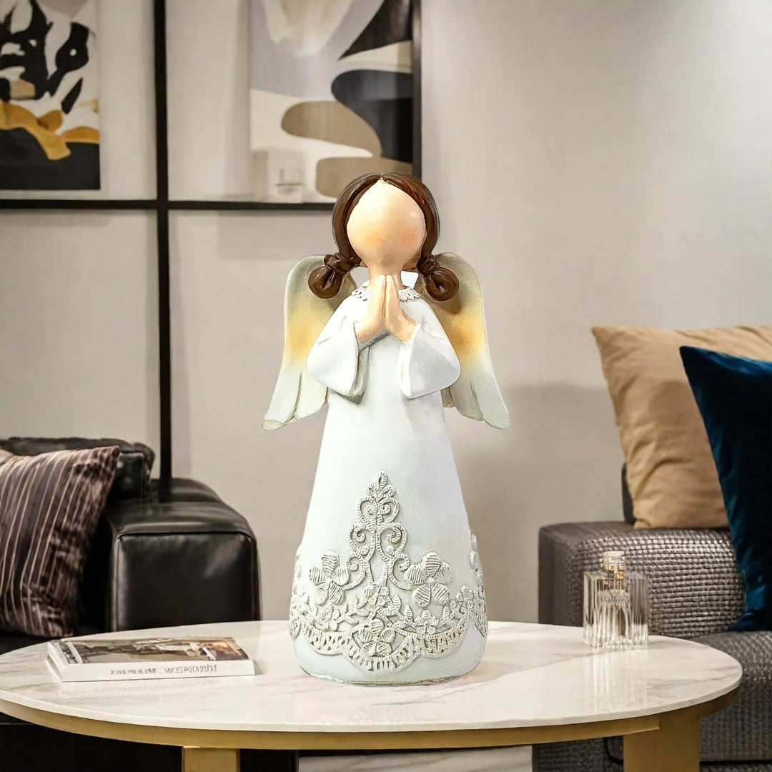 Angel-like decorative figure Bowlift