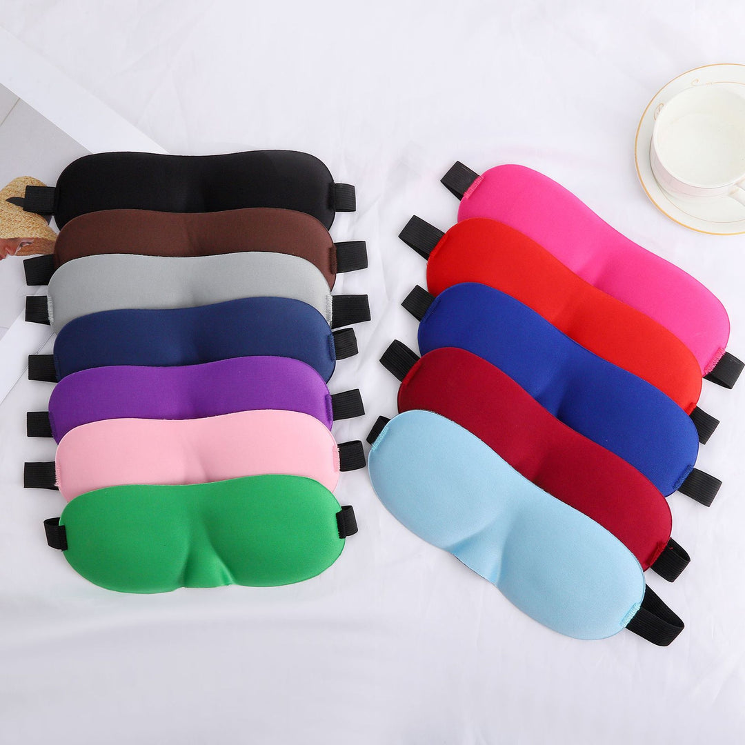 Unisex nan three-dimensional contour eye mask with memory foam, soft nose bridge and adjustable comfort band Bowlift