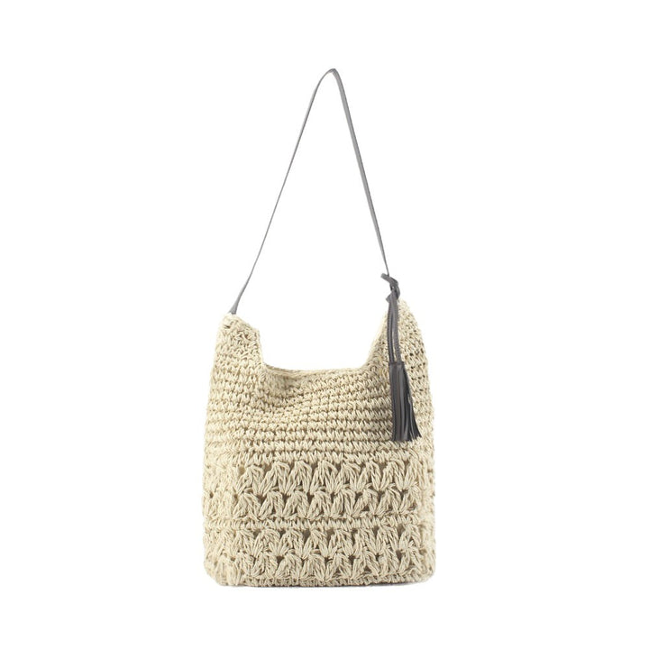 Handcrafted Hobo Bag Made of Natural Material Bowlift