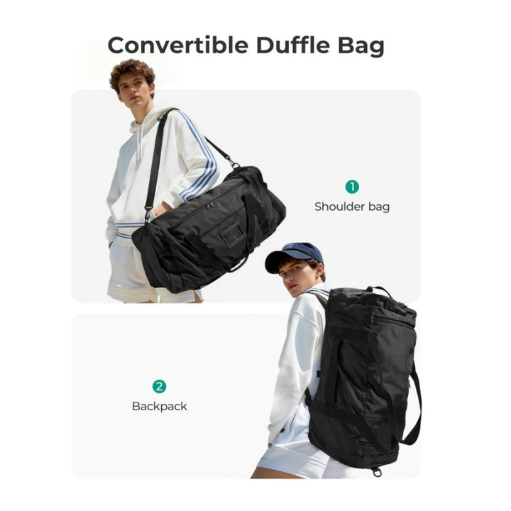 Multifunctional Sports Bag with Compact Design and Extendable Shoulder Straps Bowlift