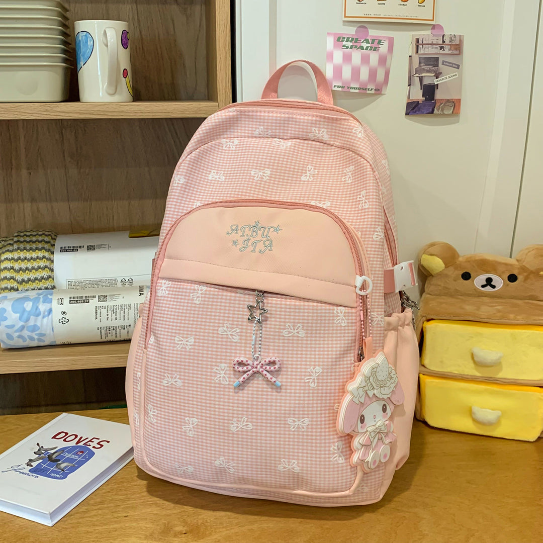 Charming Patterned School Backpack