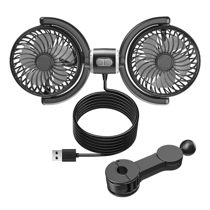 Unisex double fan with flexible holder Bowlift