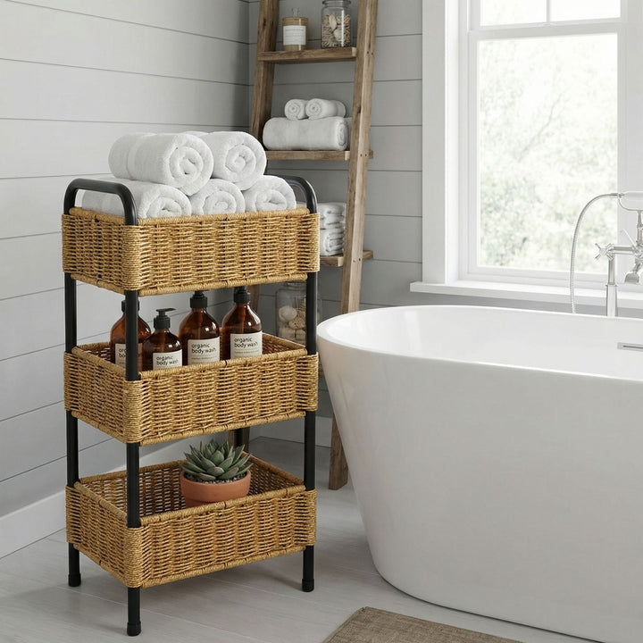 Practical Bathroom Shelf Bowlift