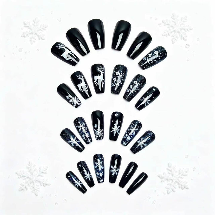 Winter-Themed 3D Nail Art Bowlift