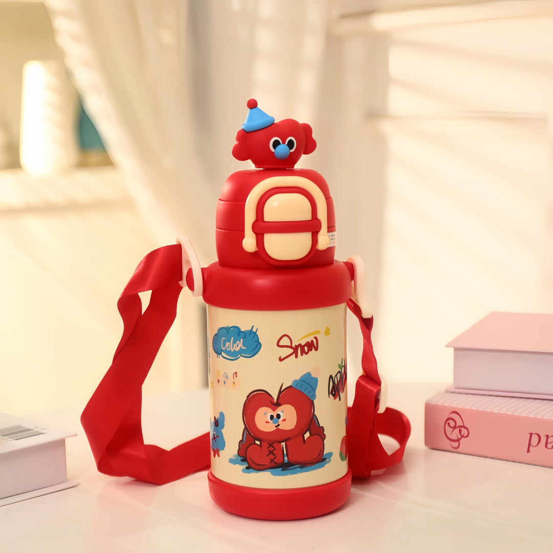 Unisex Insulated Drinking Bottle with Funny Design Bowlift