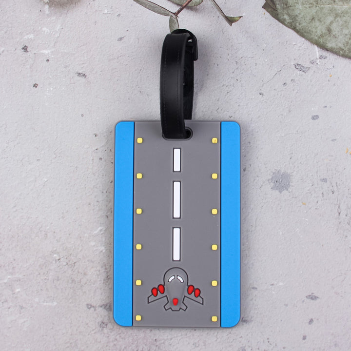 Airplane Runway Luggage Tag Bowlift
