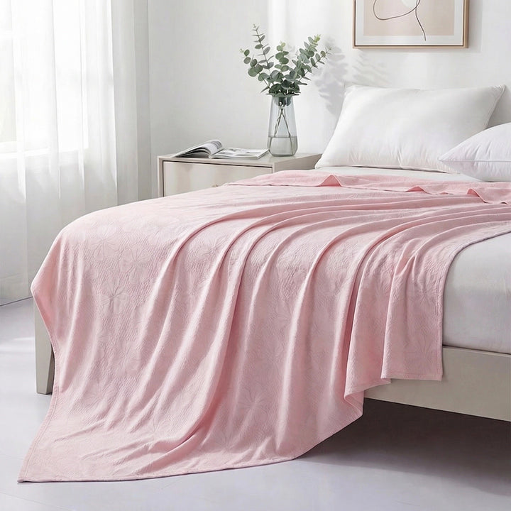 Ladies high-quality Jacquard blanket Bowlift