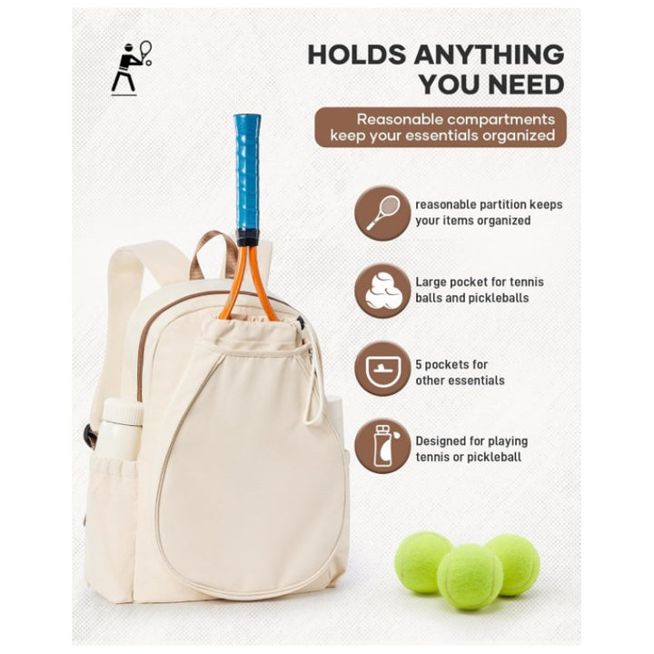 Sporty Tennis Backpack Bowlift