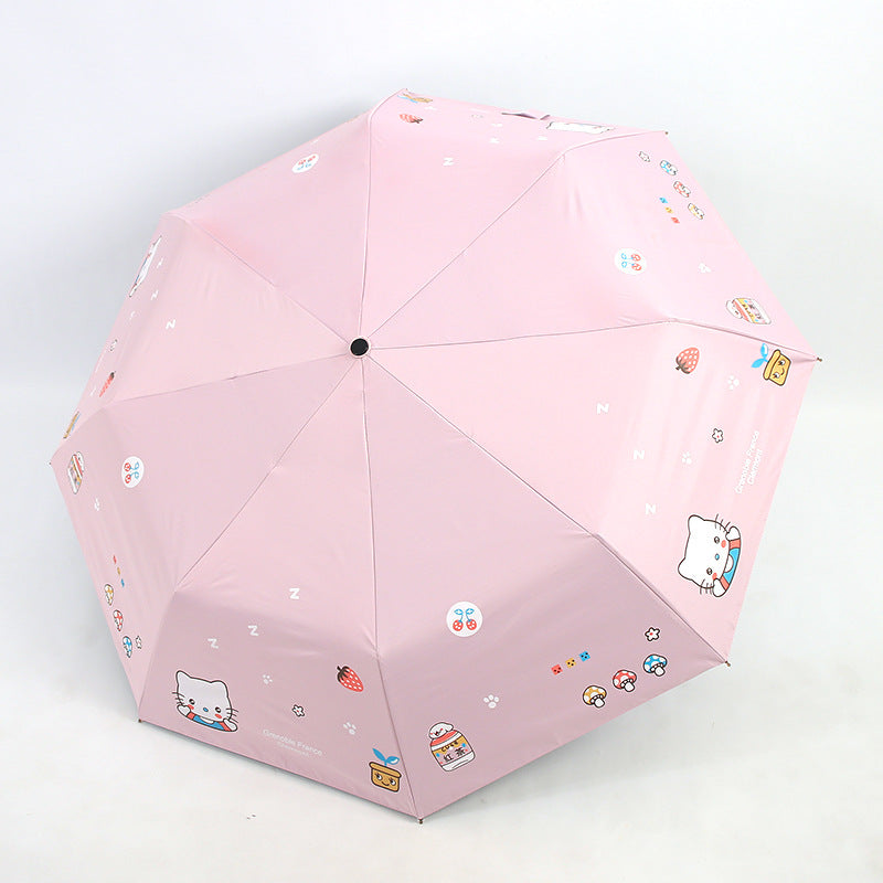 Ladies Colorful Umbrella Bowlift