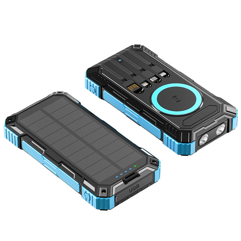 Solar Powerbank With Integrated LED Light Bowlift