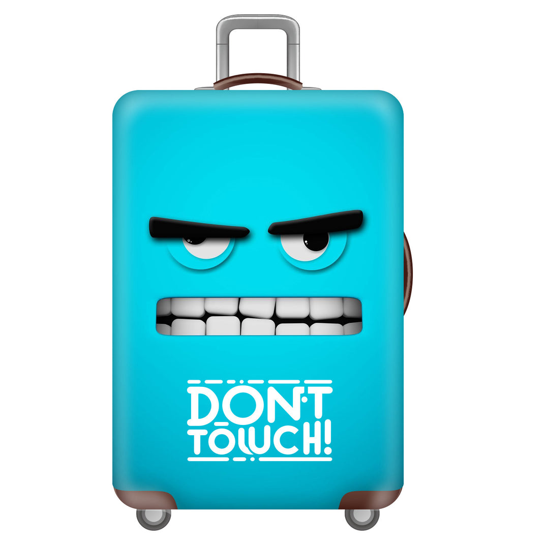 Unisex hard-shell suitcase with funny monster design Bowlift