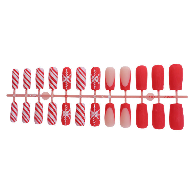 Festive Artificial Nail Set Bowlift