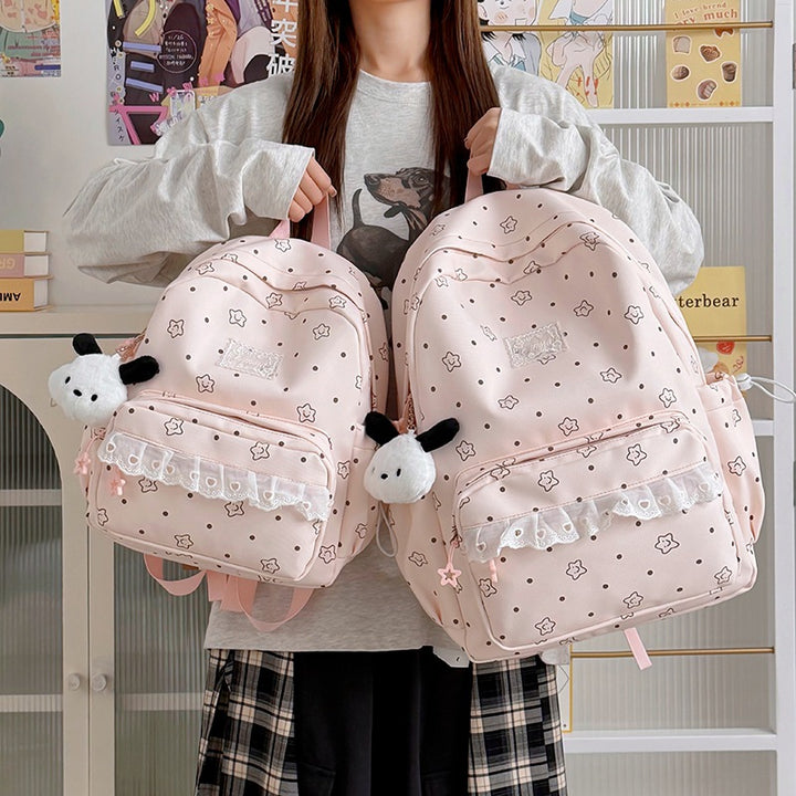 Cute Graphic Print Backpack Bowlift