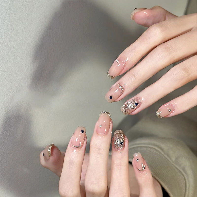 Ombre Press-On Nails with Glossy Finish Bowlift