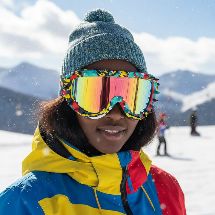 Women’s sporty ski goggles Bowlift