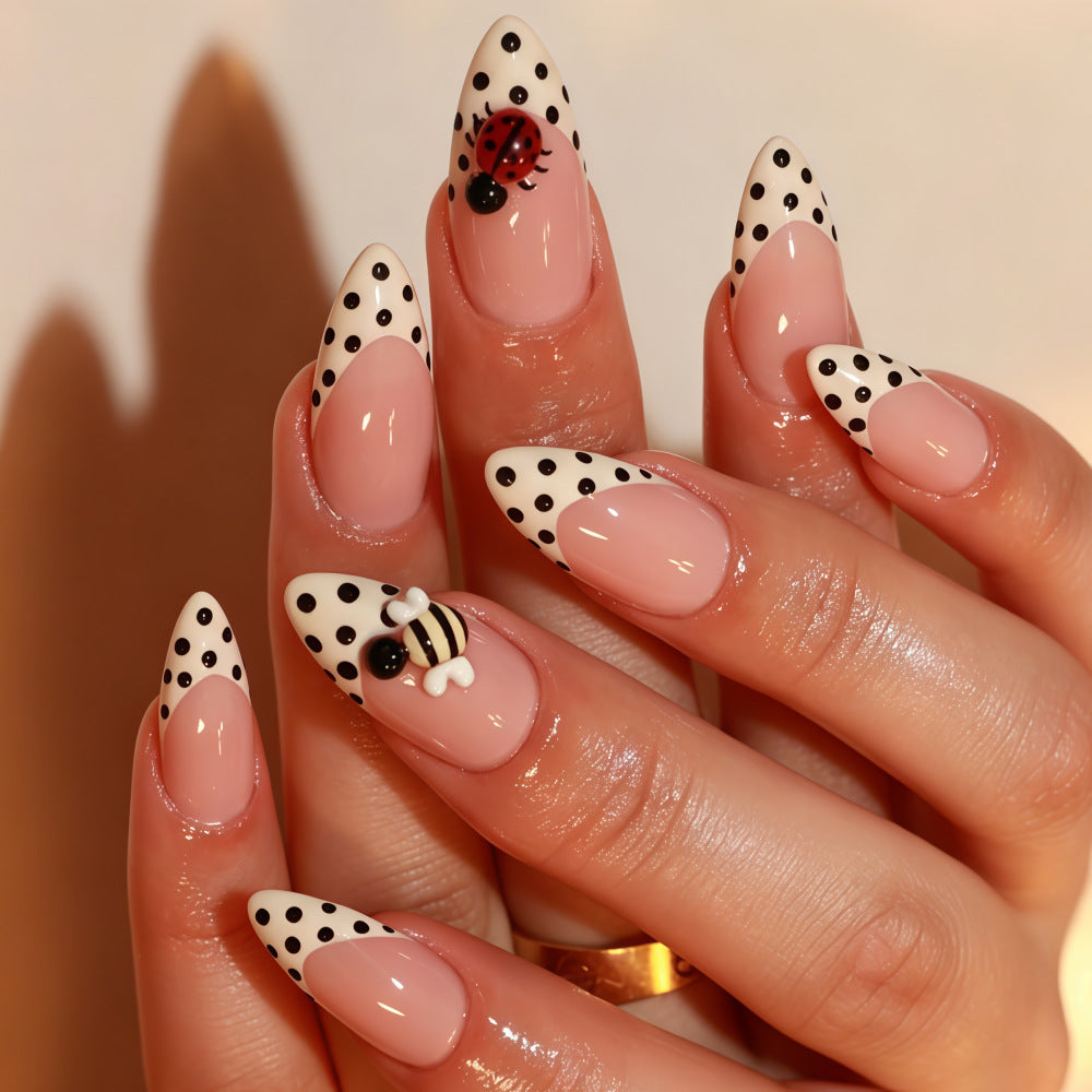 Unique art nails with insect designs Bowlift