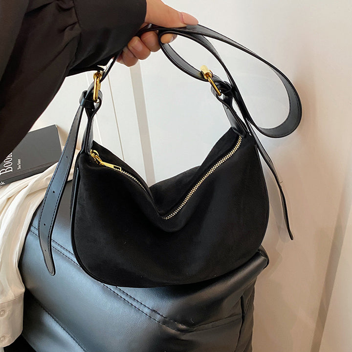 Suede Hobo Bag Bowlift