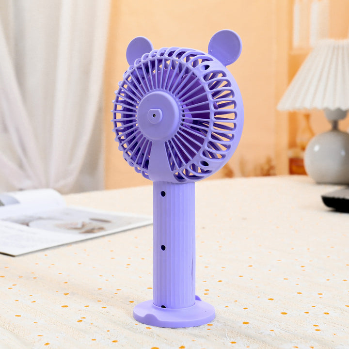 Women's Portable Mini Fan in Cute Animal Design Bowlift