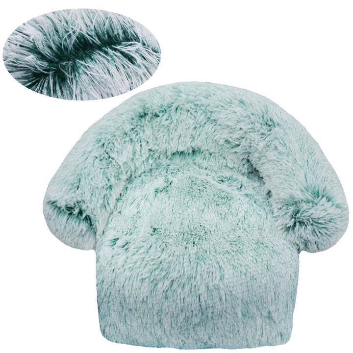 Fluffy Round  Sofa  Dog Bed