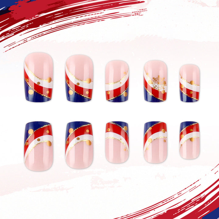 Nautical-Themed Press-On Nails Bowlift