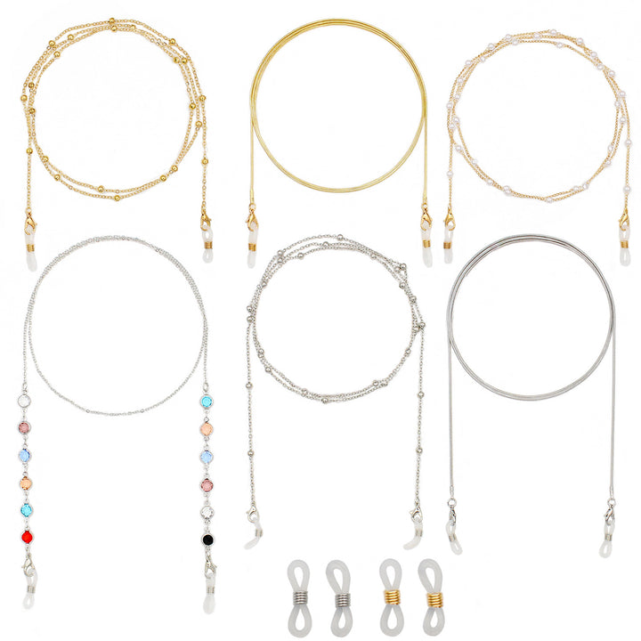 Elegant Crystal-Embellished Eyewear Chain Bowlift 1788159829