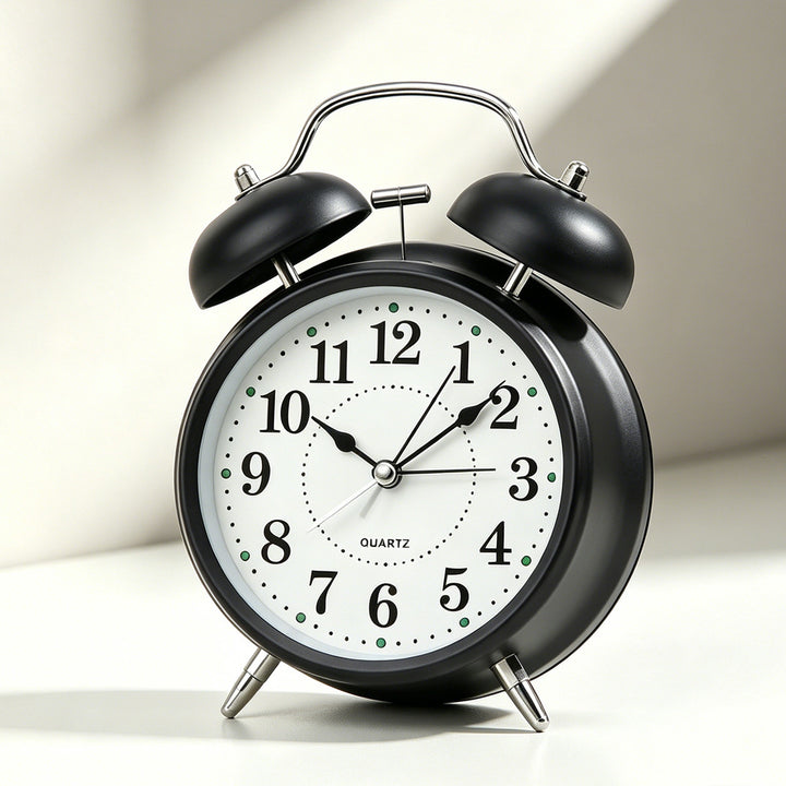 Classic Alarm Clock in Retro Style Bowlift