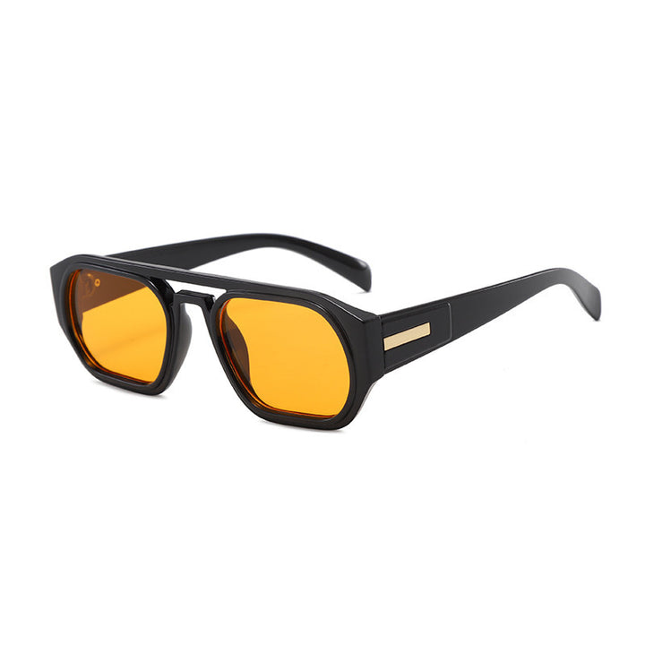 Women’s fashionable rectangular glasses with elegant metal accent Bowlift