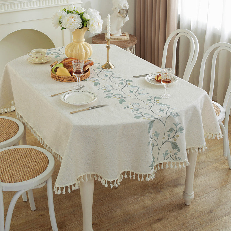 Decorative Embroidered Tablecloth