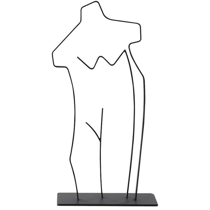 Abstract Body-Shaped Decorative Sculpture