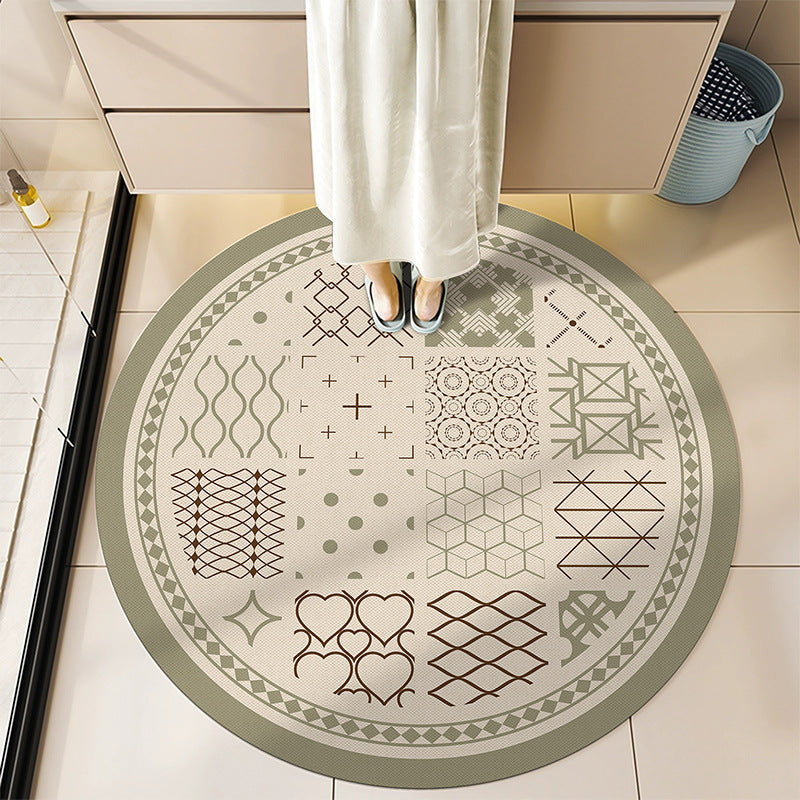 Round Decorative Bath Mat Bowlift