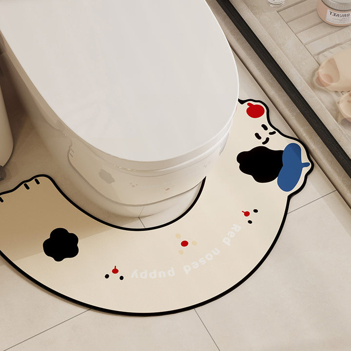 Creative Bathroom Mat Bowlift
