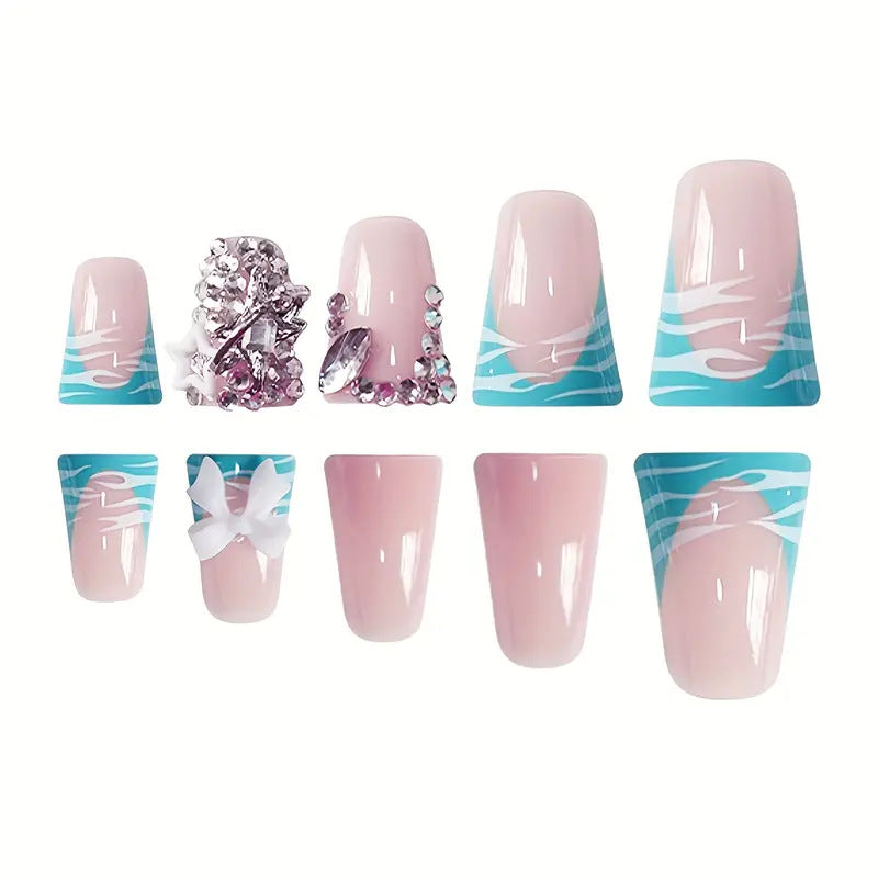 Premium Decorative Nail Extensions Bowlift