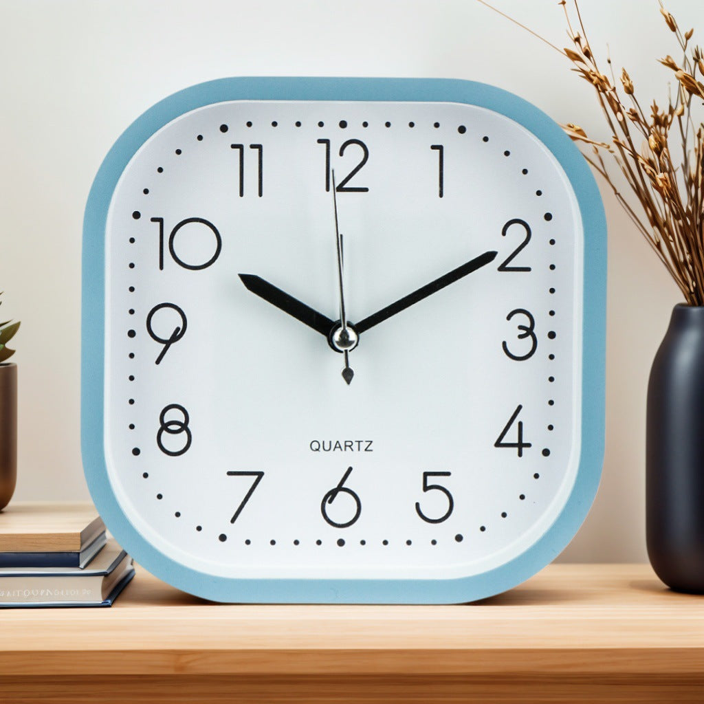 Table clock in modern cubic design Bowlift