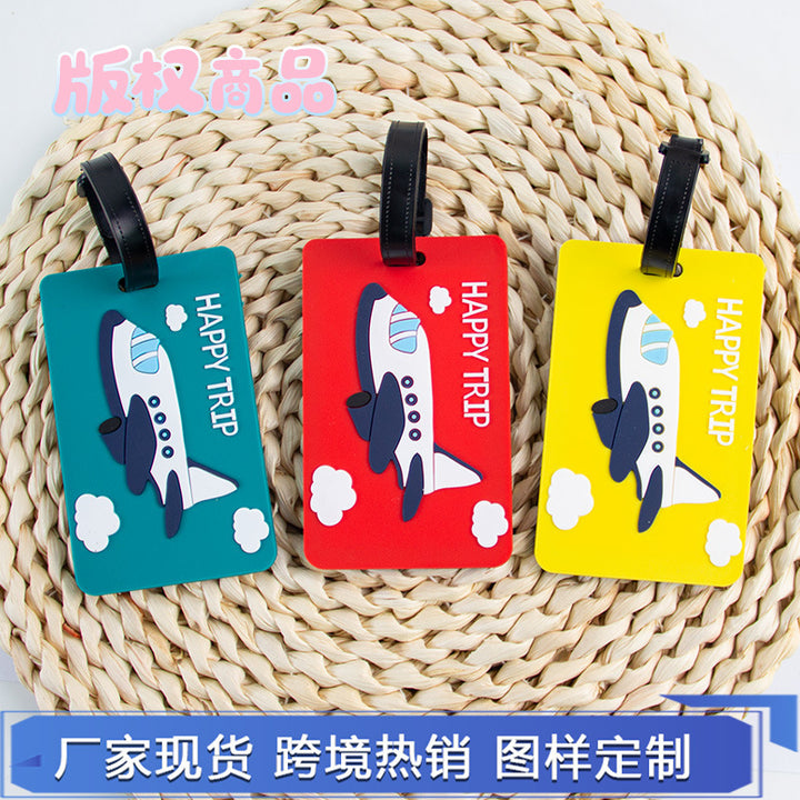 Airplane-Themed Luggage Identifier Bowlift