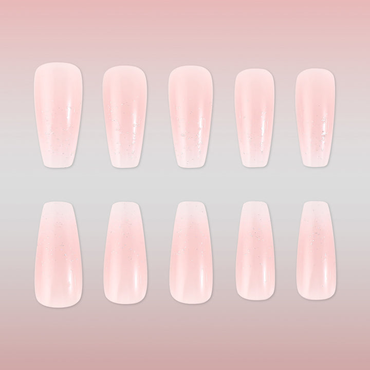 Elegant Ombre Press-On Nails Bowlift